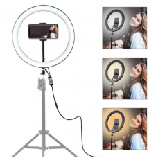 LICHIDARE STOC: Lampa circulara cu suport selfie